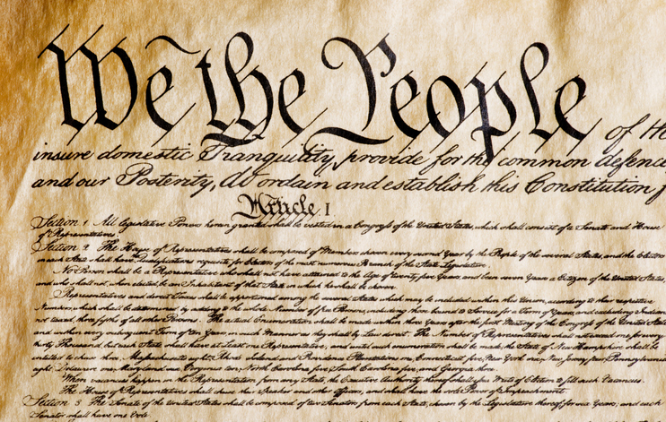 Constitution of America, We the People.