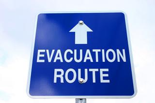 Evacuation Route Sign